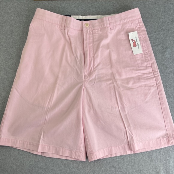 Vineyard‎ Vines Links Shorts Sand Dollar Pink Cotton Mens Prep Chino 34 x 9 NWT - Picture 1 of 10